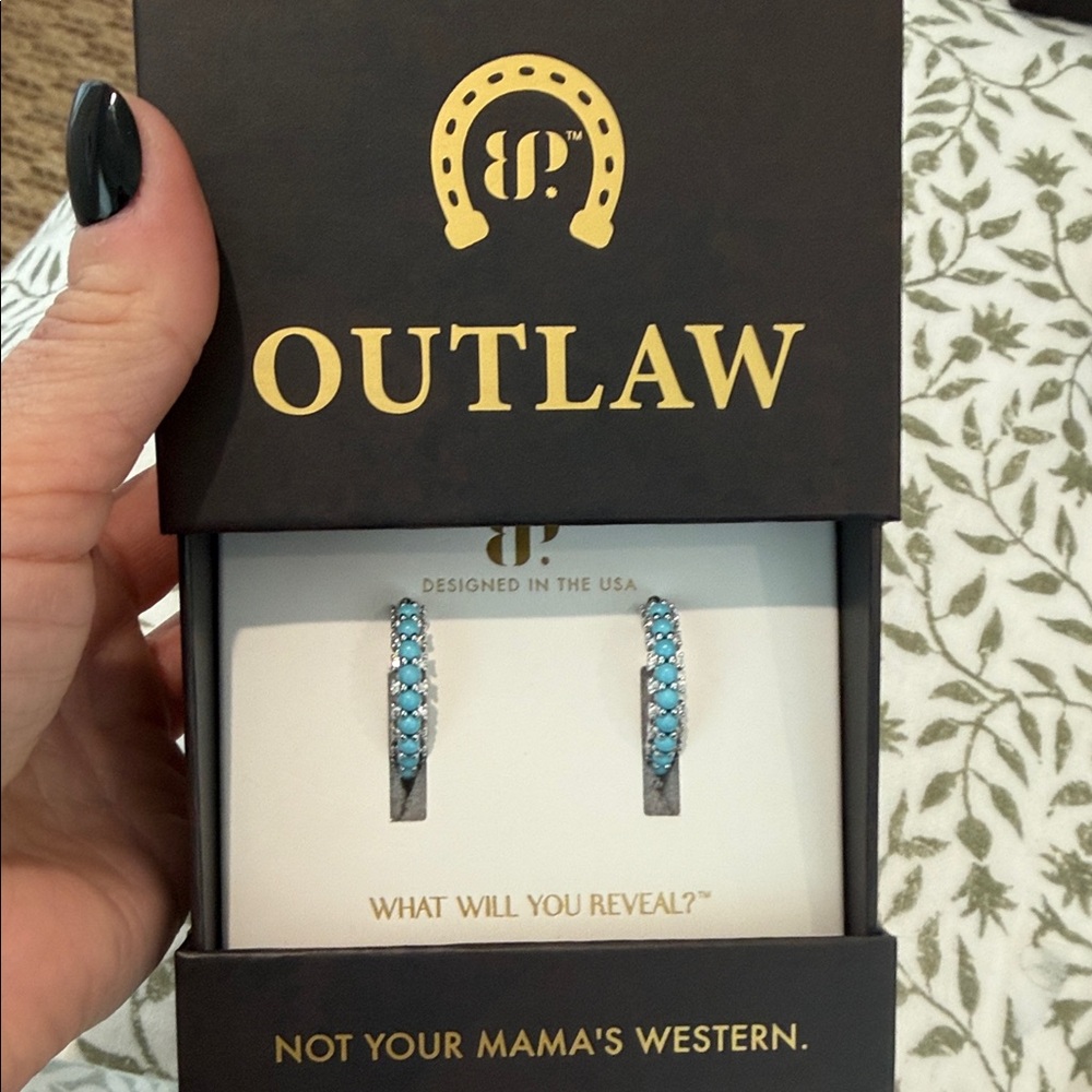 Bomb Party Outlaw Hoop Earrings Western Couture